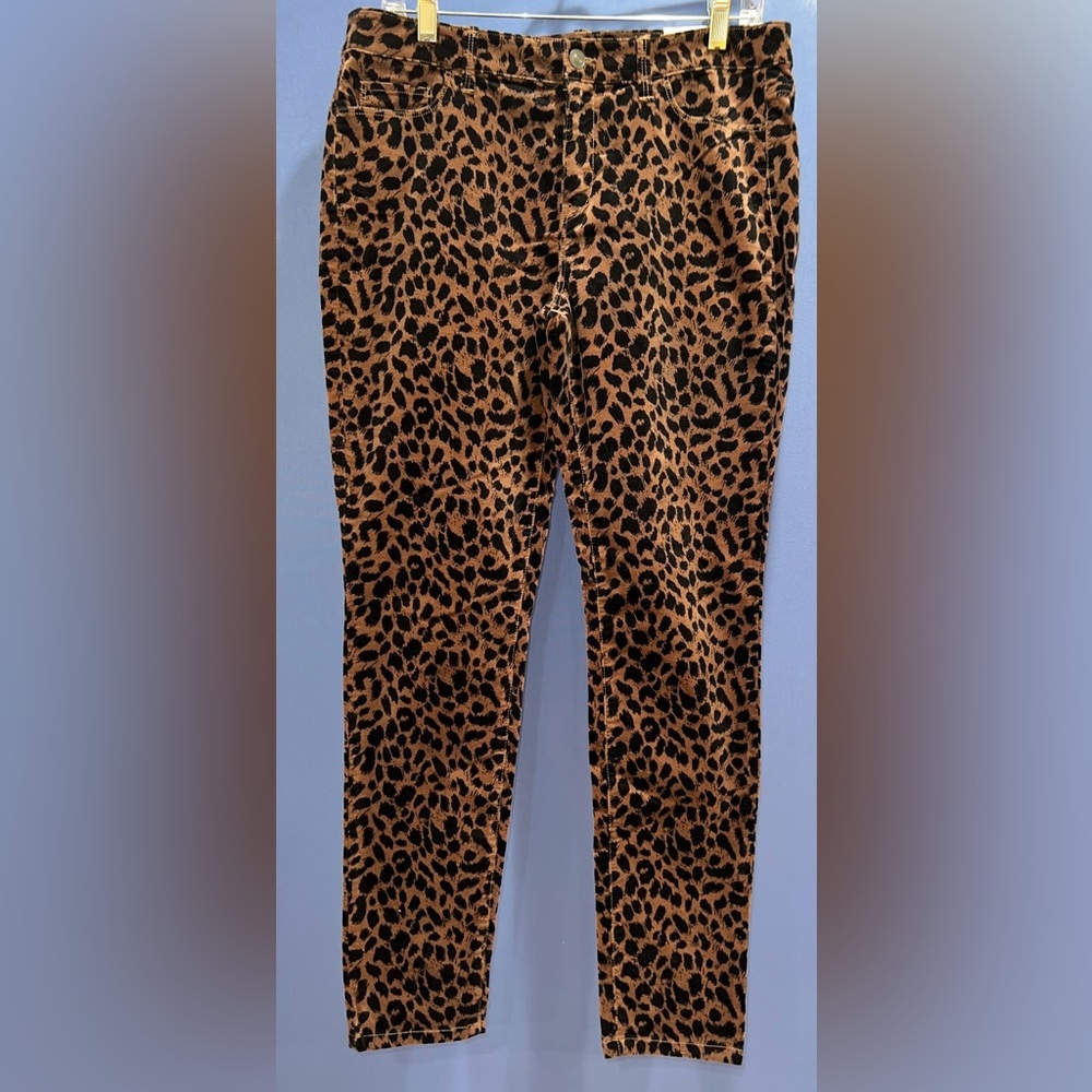 LOFT Animal Print Denim